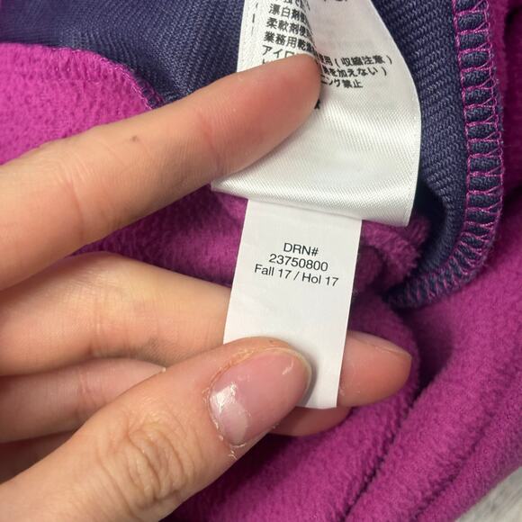 Eddie Bauer Purple Womens‎ M High Neck Quarter Snap Polar Fleece Popover Jacket - Picture 7 of 9